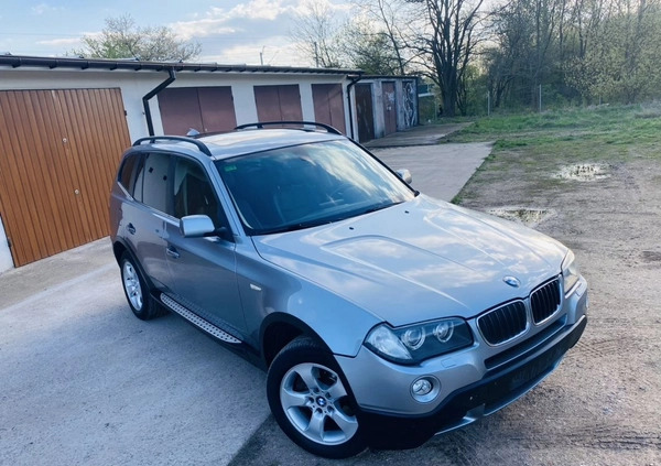 BMW X3 cena 31900 przebieg: 170896, rok produkcji 2008 z Kutno małe 277